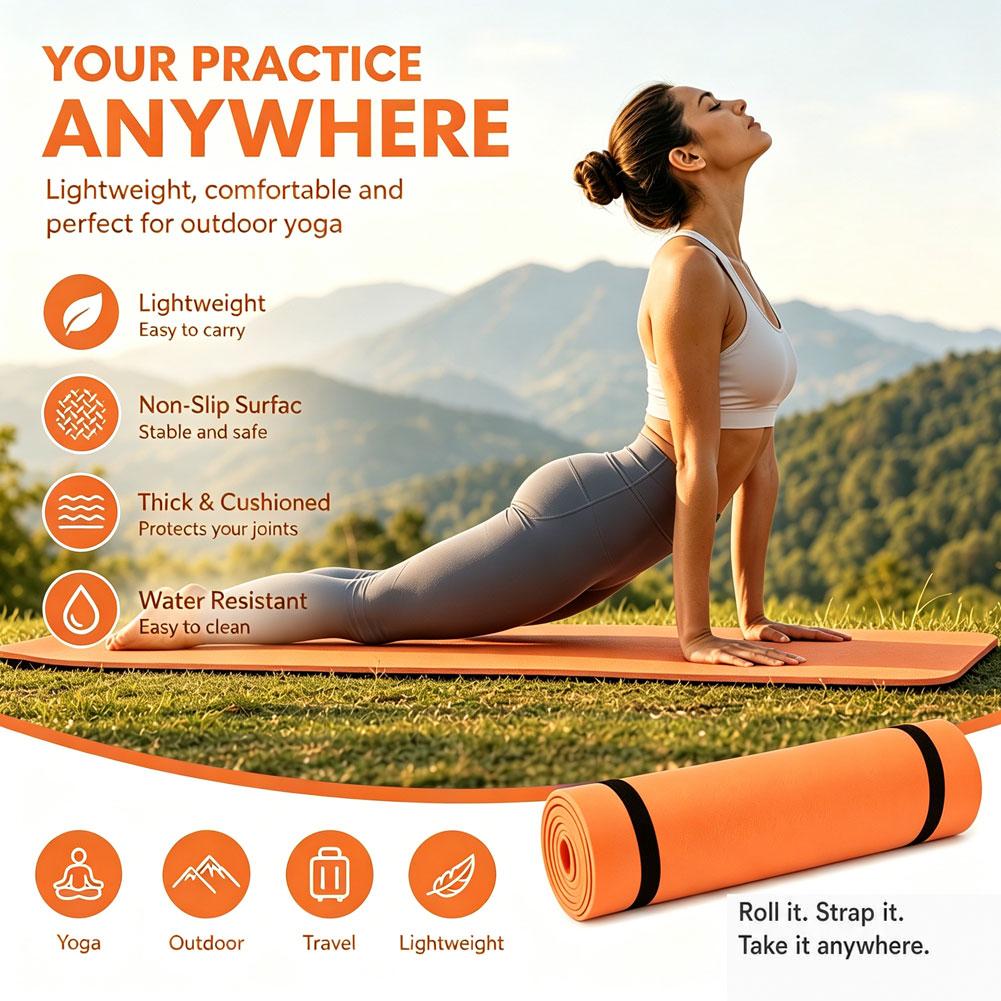 Rutschfeste EVA-Yogamatte, lei – Outdoor Camping Rugs Bewertung und Preis