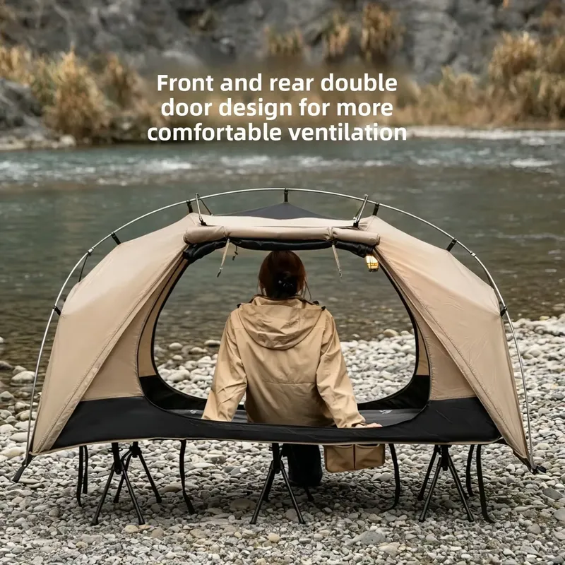 Einzelnes Feldbettzelt für den – Bed Outdoor Camping Bewertung und Preis